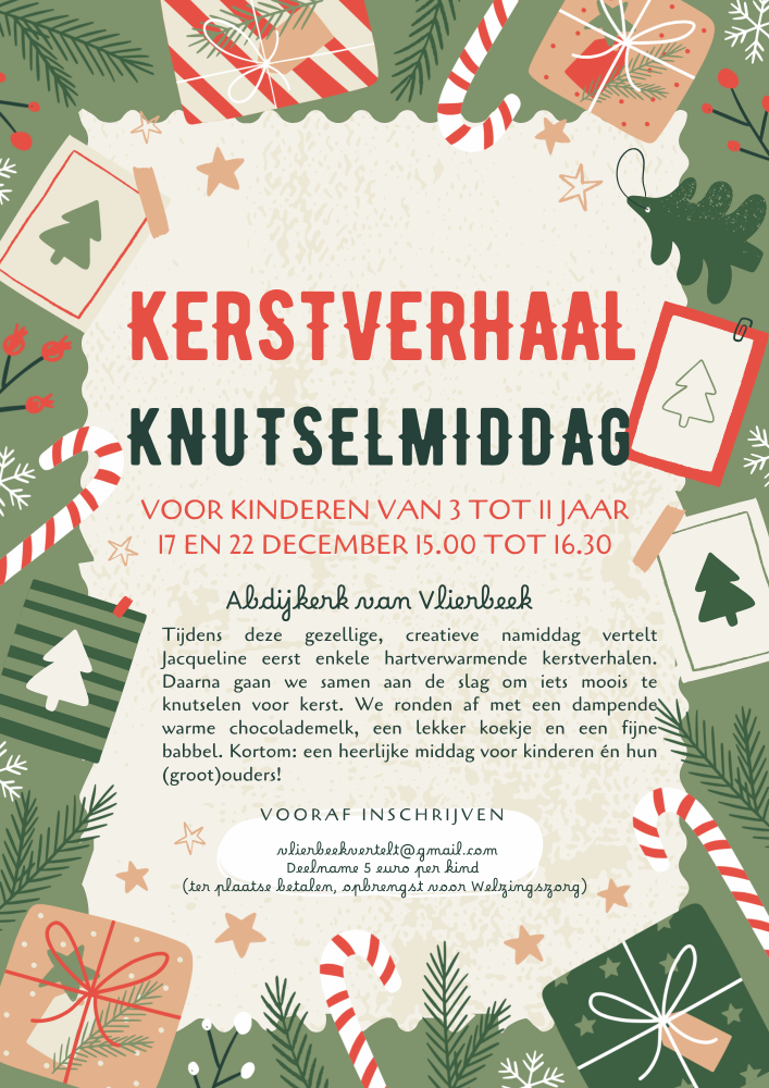 Kerstverhaal en knutselnamiddag