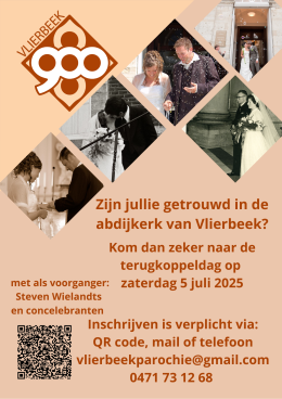 Terugkoppeldag op zaterdag 5 juli