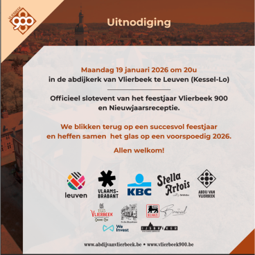 Nieuwjaarsreceptie en slotevent feestjaar Vlierbeek 900